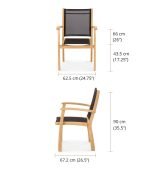 Rivera Stacking Arm Chair - Image 7