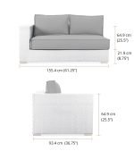 Zubix Right Armrest Sofa - Image 6