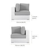 Zubix Corner Seat Sofa - Image 5
