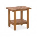 Bathroom Chair with Shelf