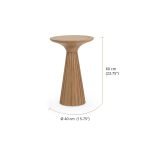 Pleat Accent Table Tall - Image 4