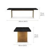 Aysel Dining Table 240 - Image 4